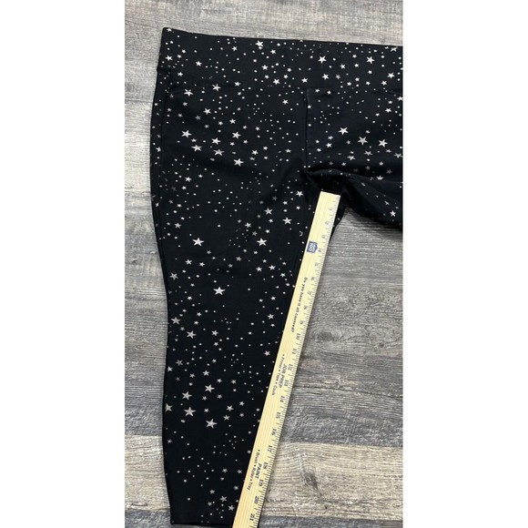 Torrid Pixie Ponte Knit Stretch Pull on Pants Metallic Stars Black Size 3R (3X) - Picture 14 of 16